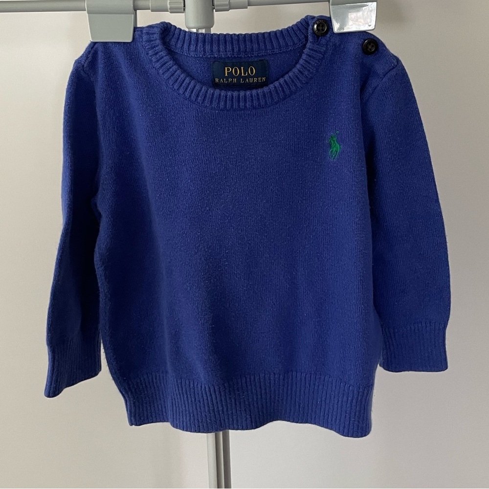 Polo Ralph Lauren 12 Month Blue Sweater